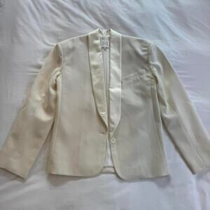 Helsa white suit jacket xxs